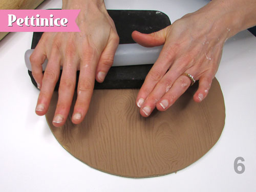 Step 6: This is the pad over the mould.